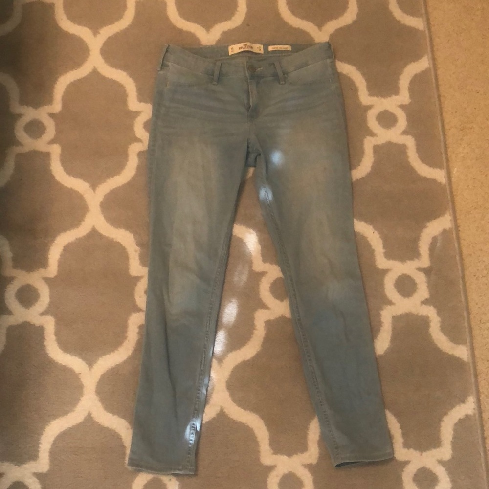 Low rise jean leggings